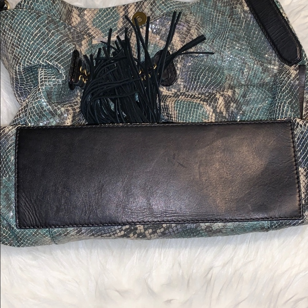 Rafe New York Zani Printed Python Hobo Bag - image 7